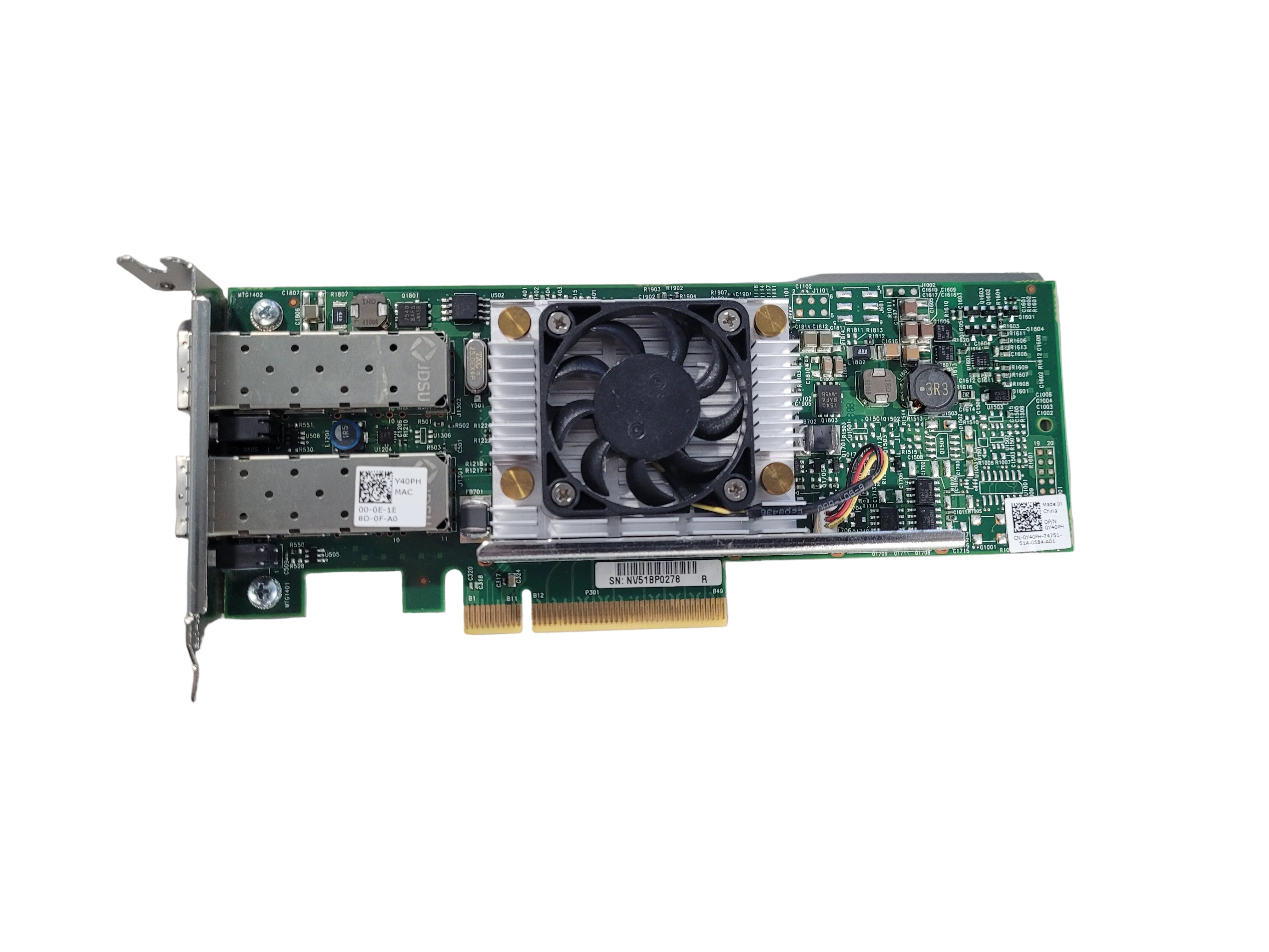 Dell Broadcom 57810 Dual Port 10GB SFP+ CNA Low Profile