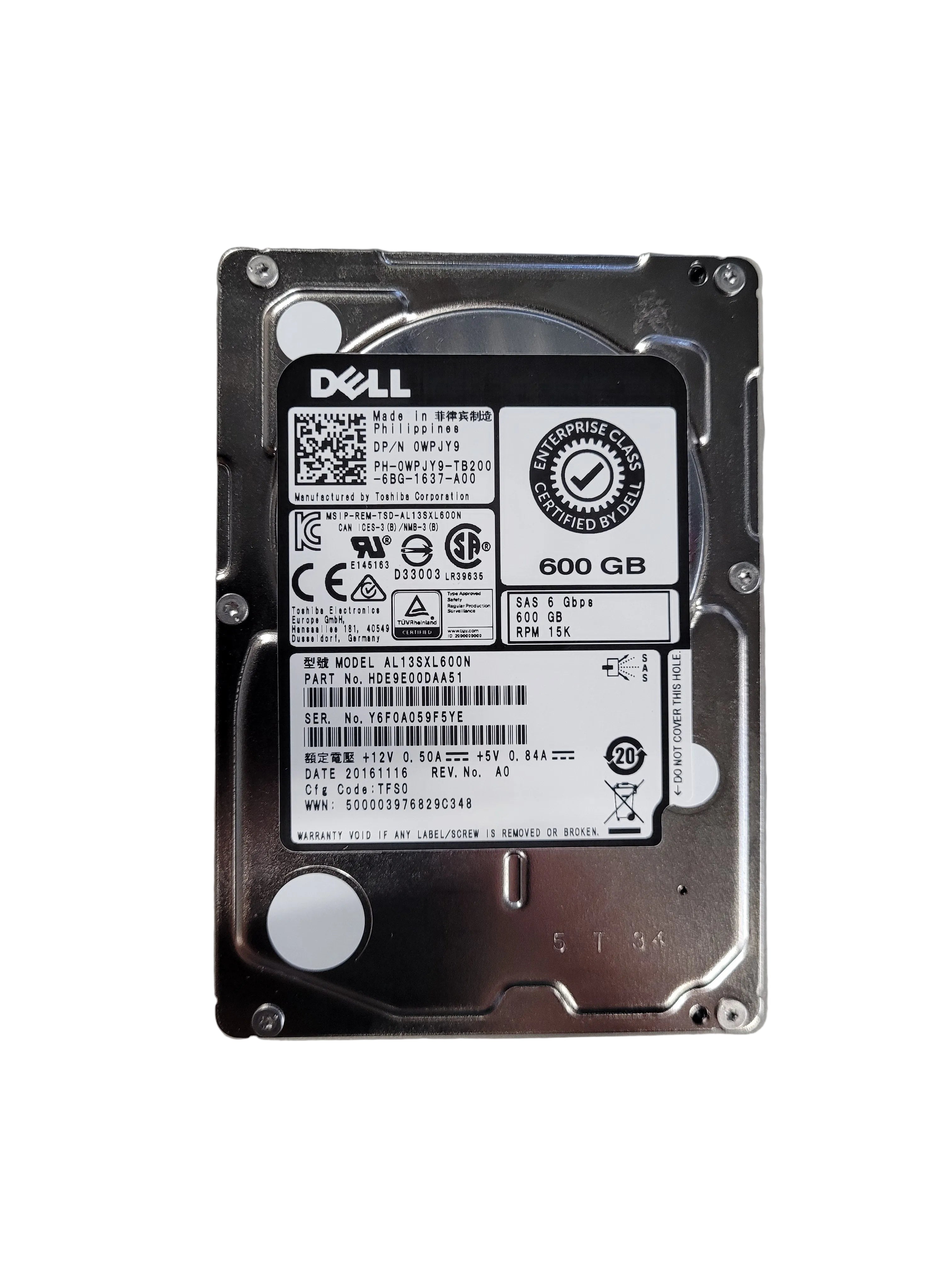 SAS 2.5" 600GB 15k 6GBPS