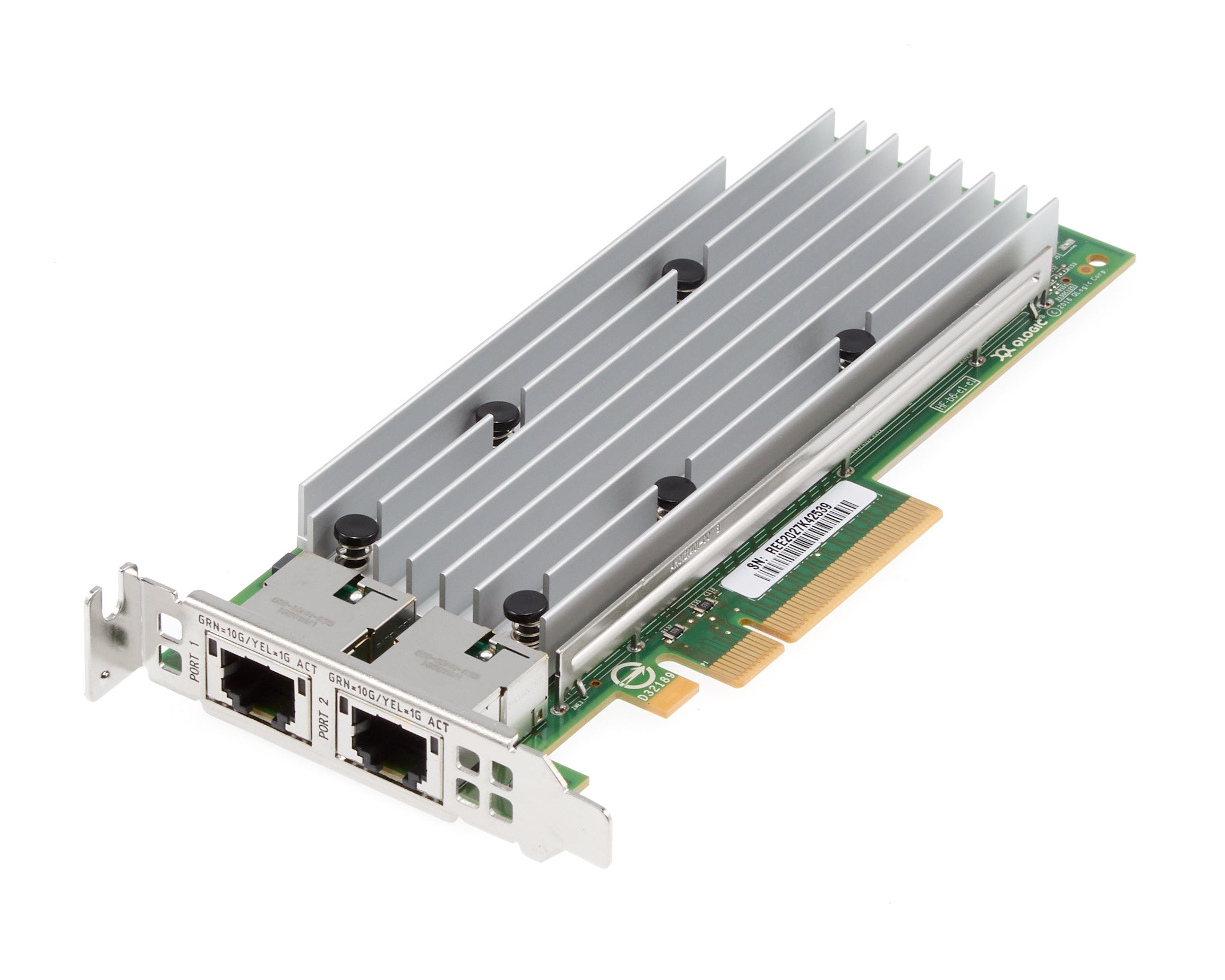 Dell QLogic QL41162 Dual Port 10GB RJ45 CNA Low Profile
