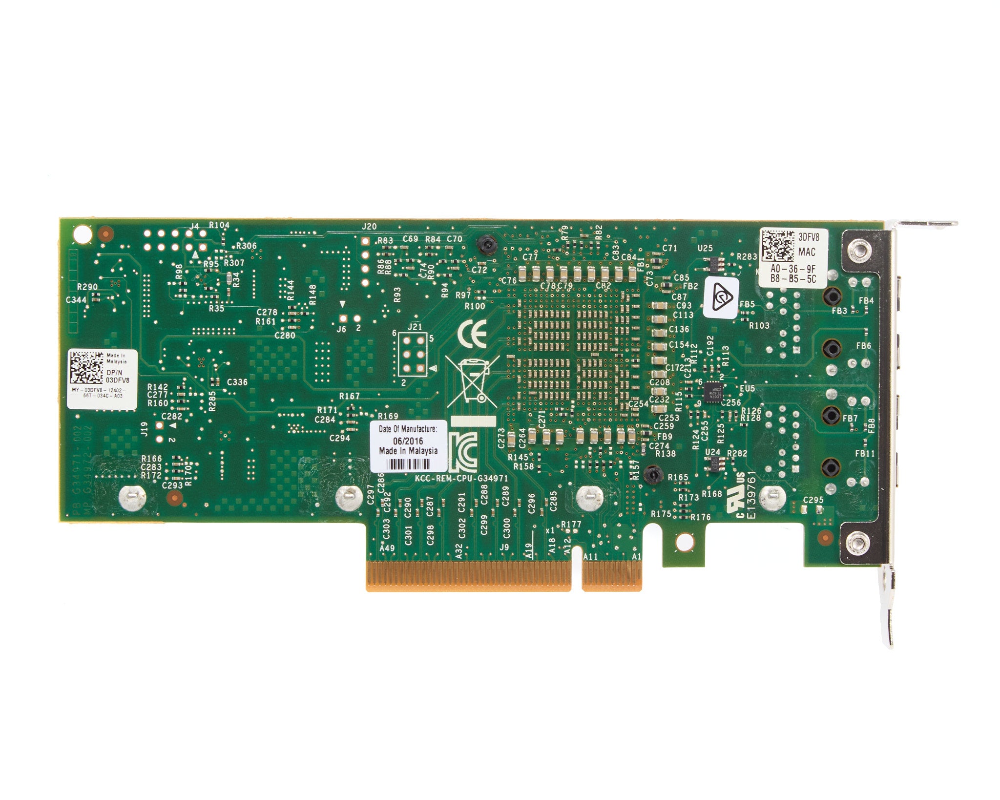 Dell Intel X540-T2 Dual Port 10GB RJ45 Low Profile – Stallard