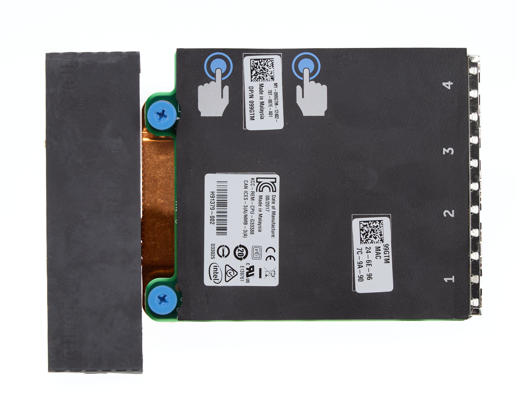 Dell Intel X540 Dual Port 10GB RJ45 & I350 Dual Port 1Gb RJ45 rNDC