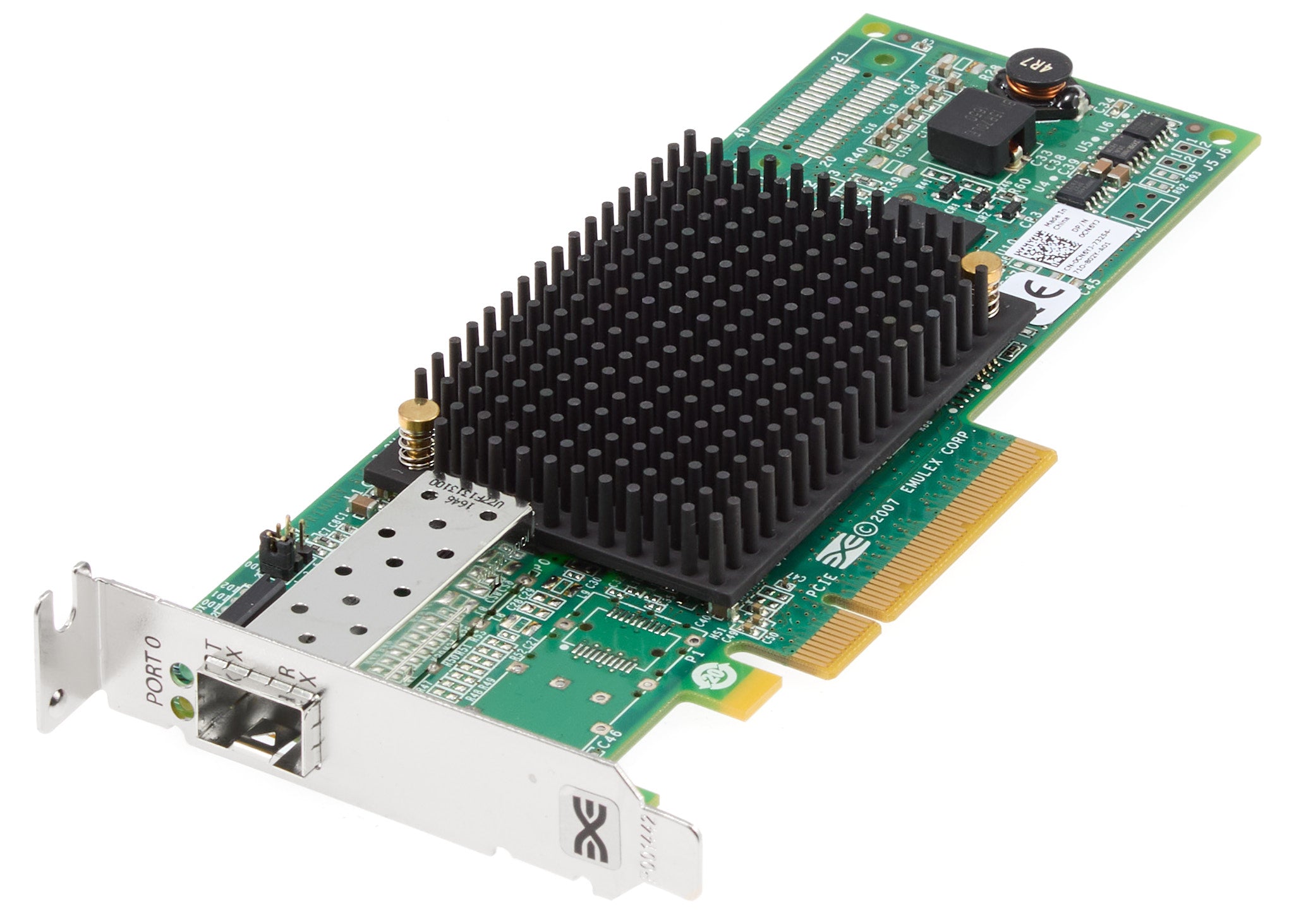 Dell Emulex LPE12000 Single Port 8GB Fiber Channel SFP+ HBA Low Profile