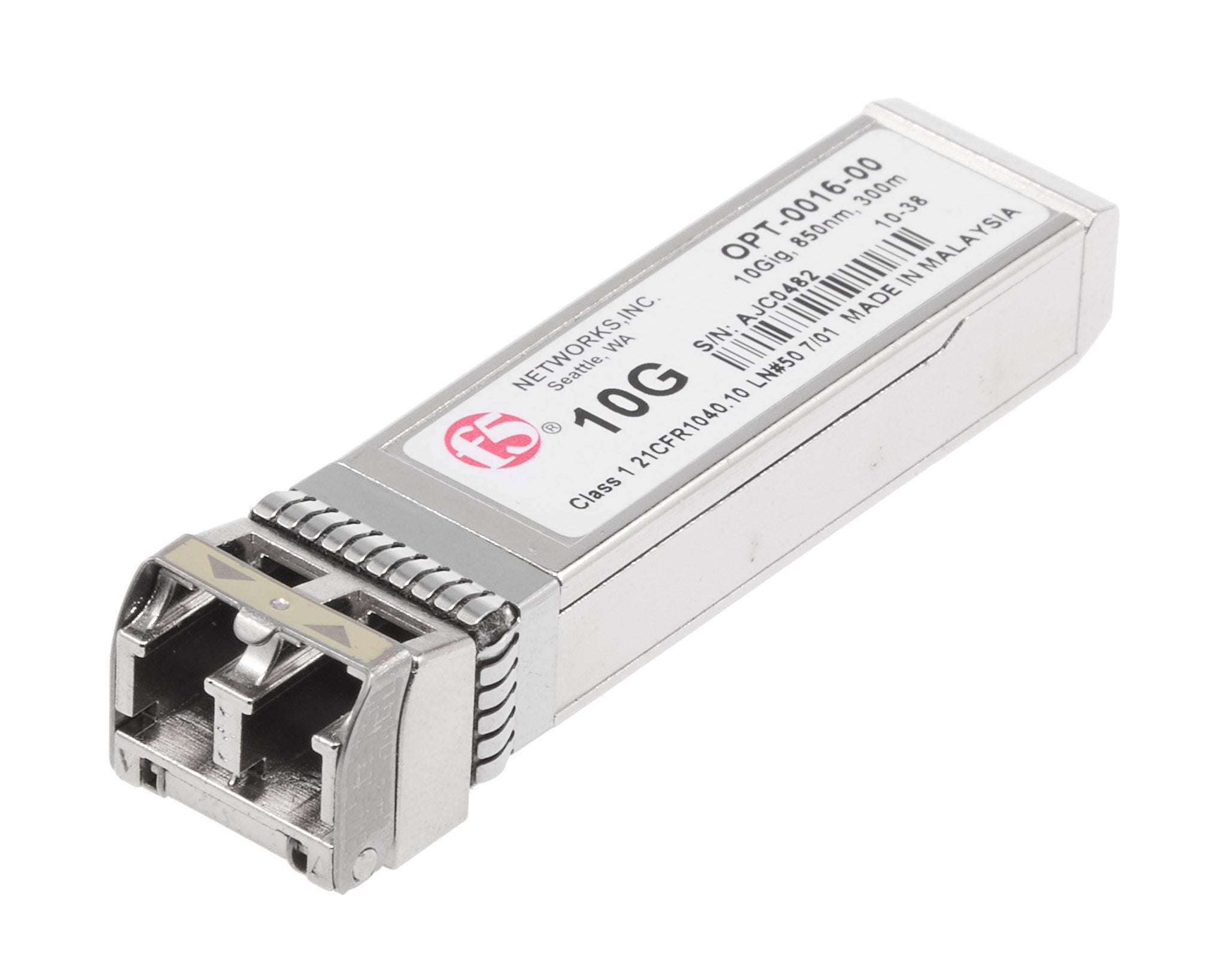 F5 Networks OPT-0016-00 F5-UPG-SFPC-R 1 compatible SFP-T 100m over RJ45 Cable