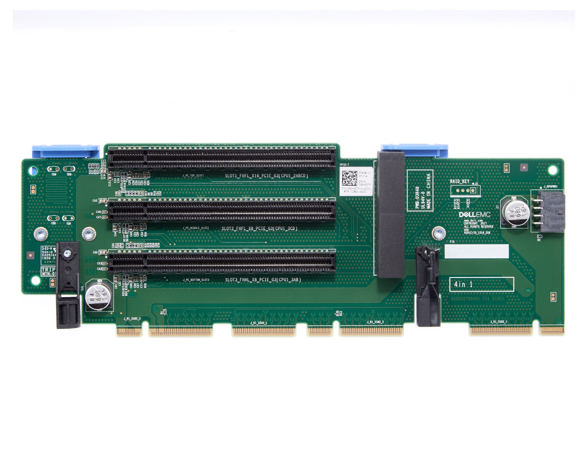 Dell R740 Riser 1D, 1X16, 2X8 For Riser Config 6