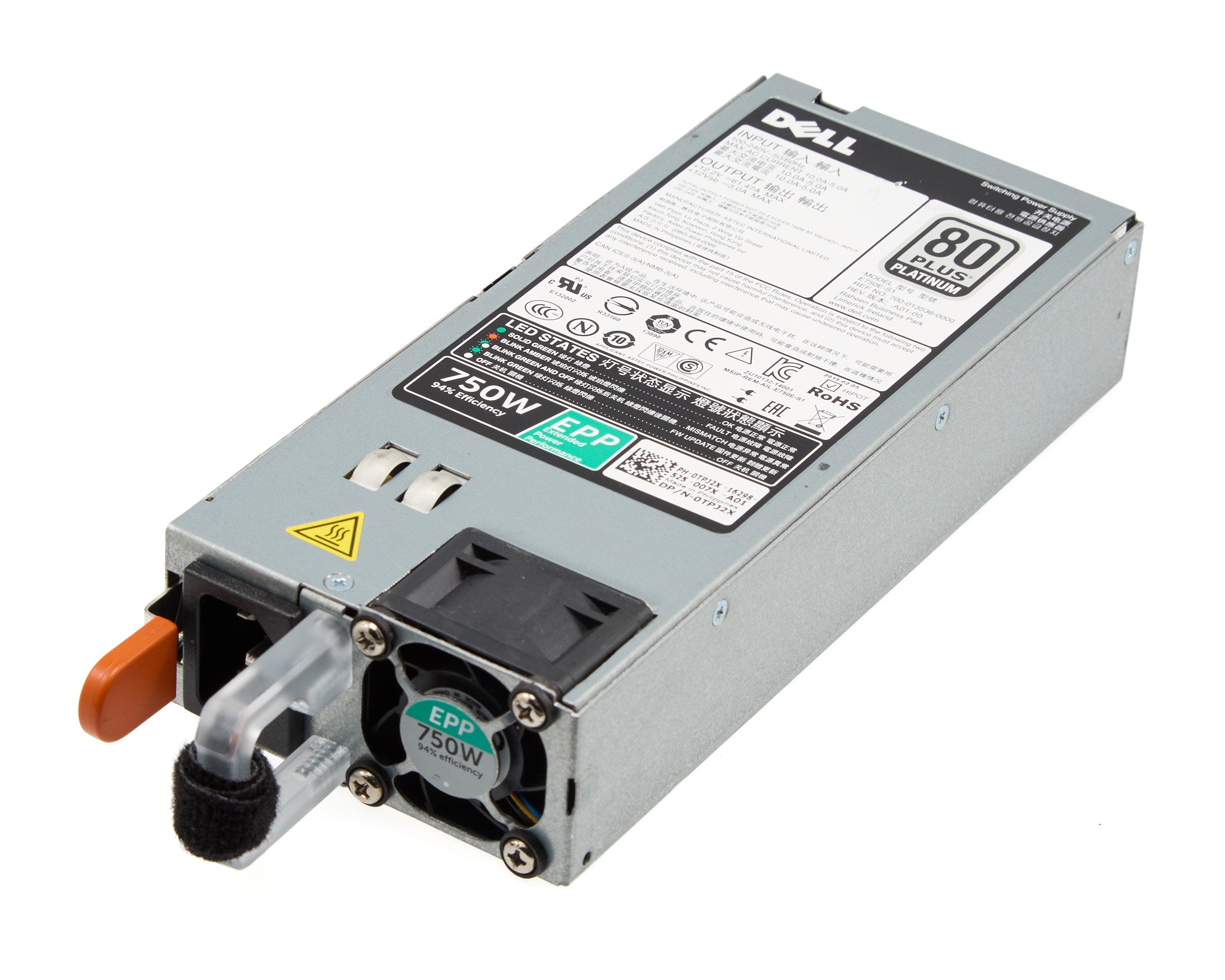 Dell 750W Platinum Efficiency Power Supply for 13G & 14G