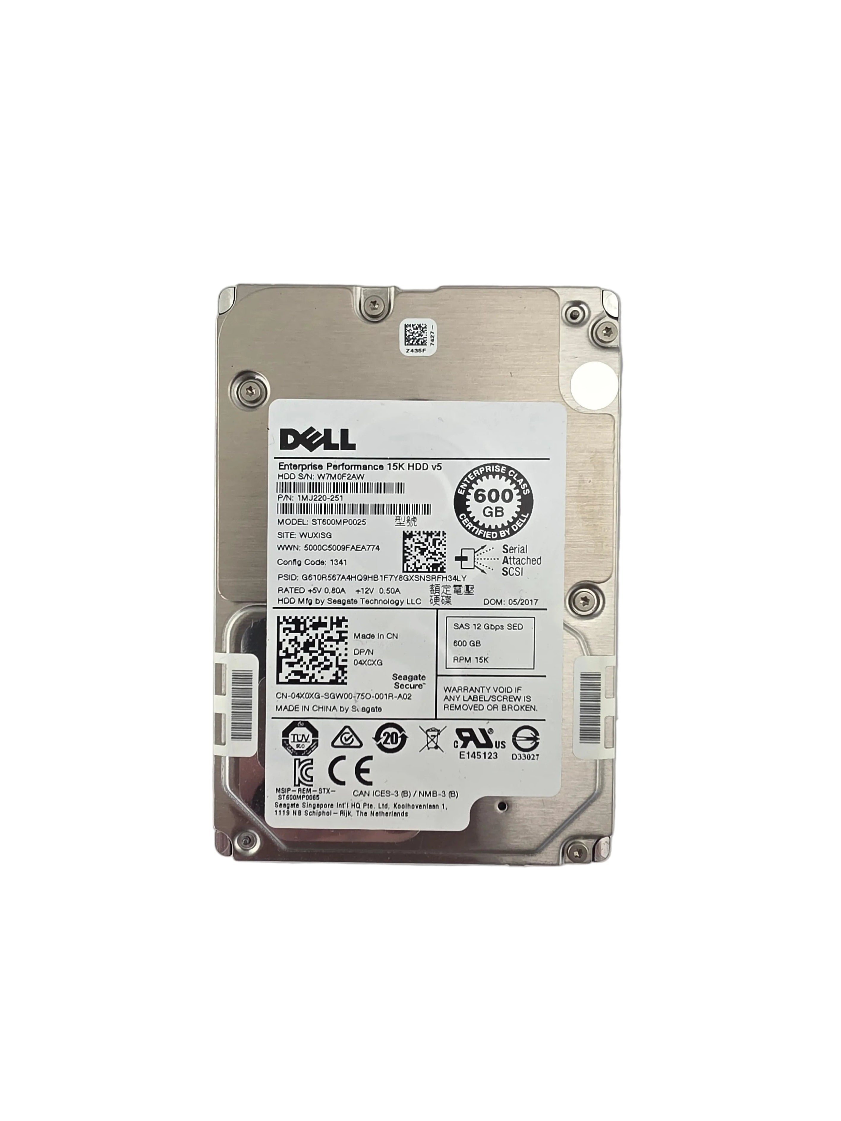 Dell SED SAS 2.5" 600GB 15K 12GBPS