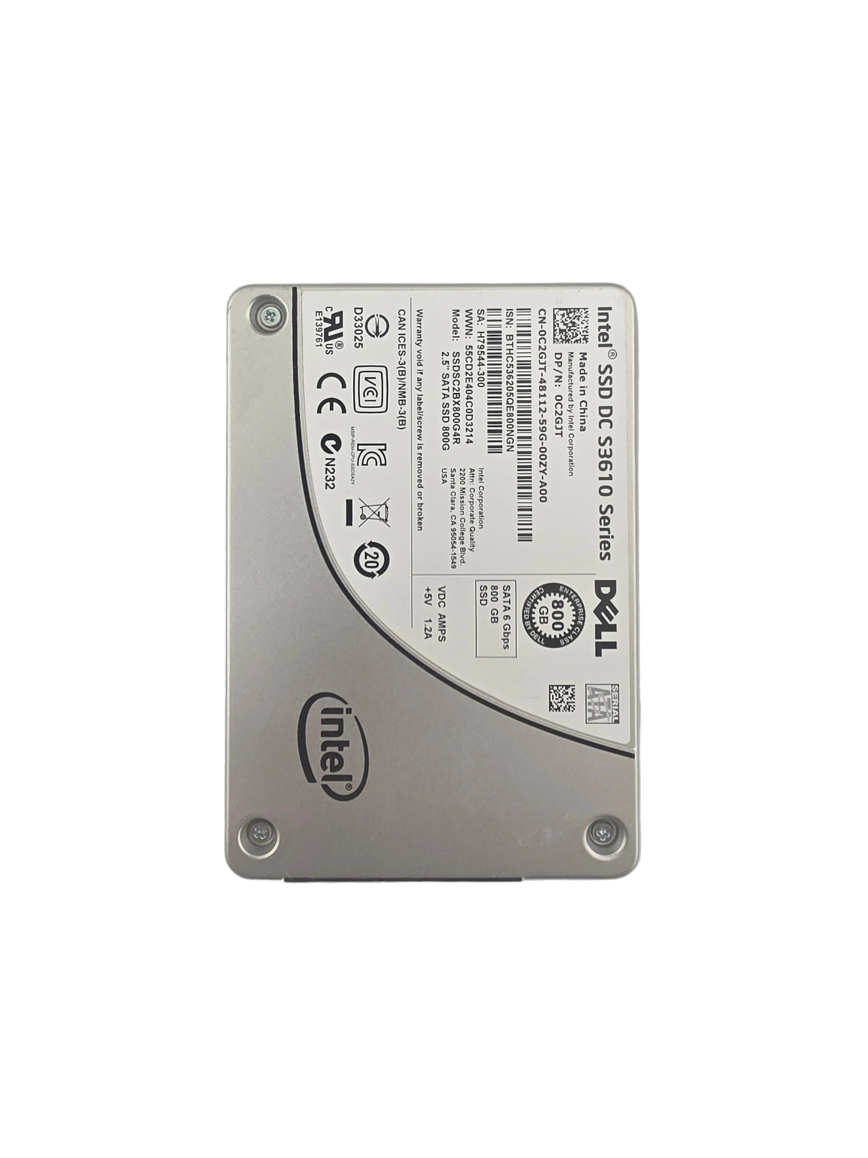 Dell SSD SATA3 2.5" 800GB MLC Mixed Use 6GBPS
