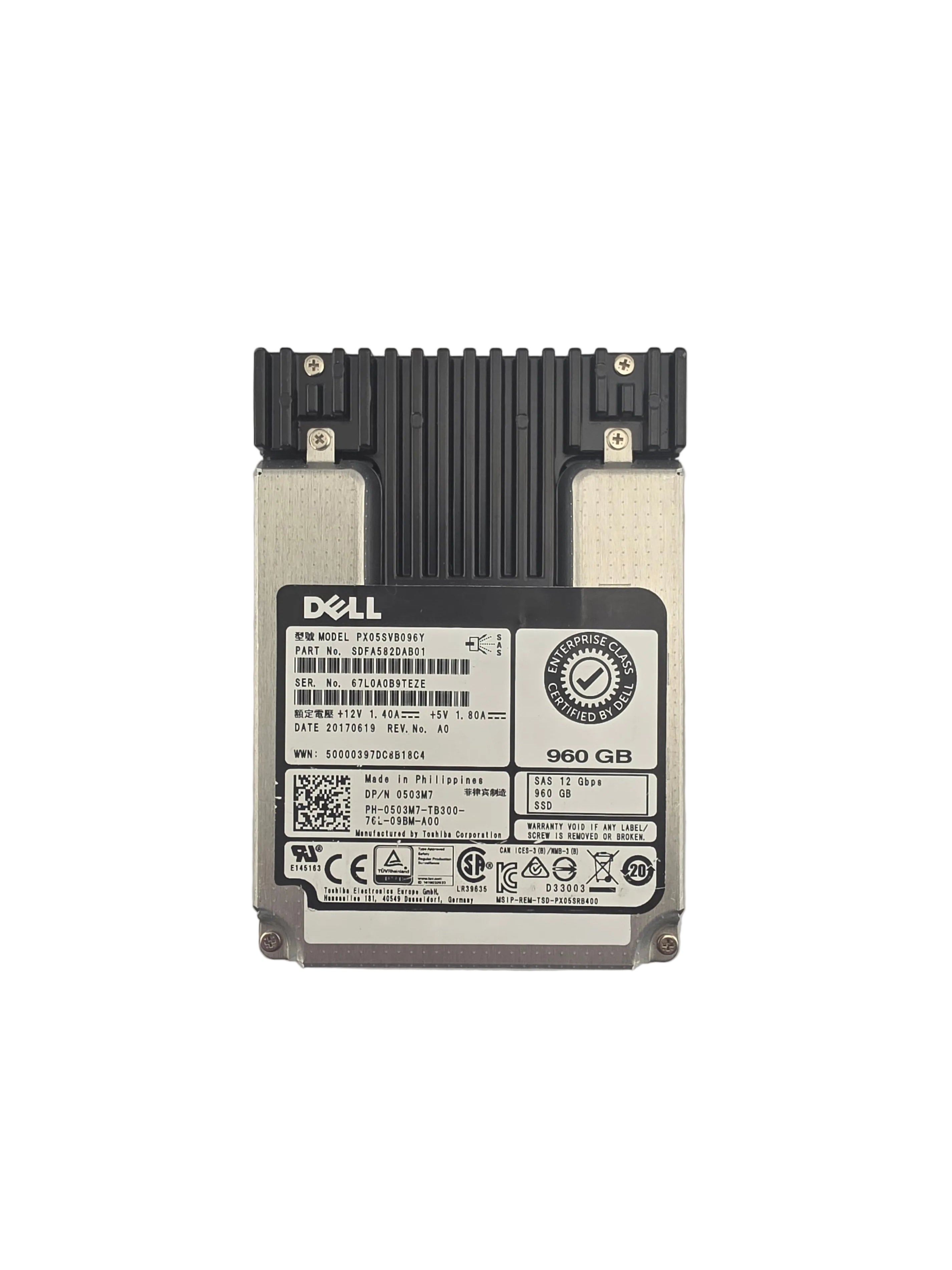 Dell SSD SAS 2.5" 960GB MLC Mixed Use 12GBPS