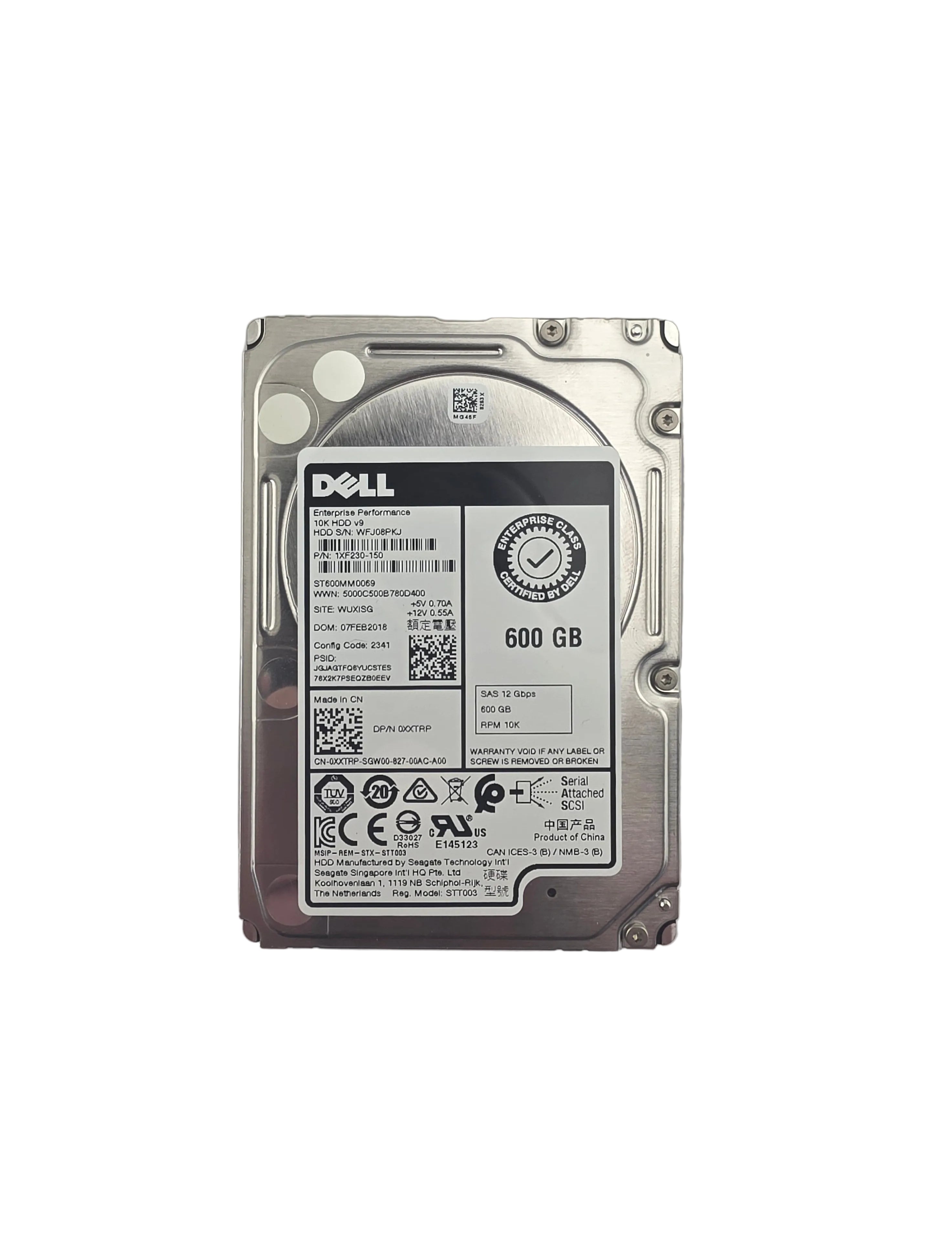 Dell SAS 2.5" 600GB 10K 12GBPS