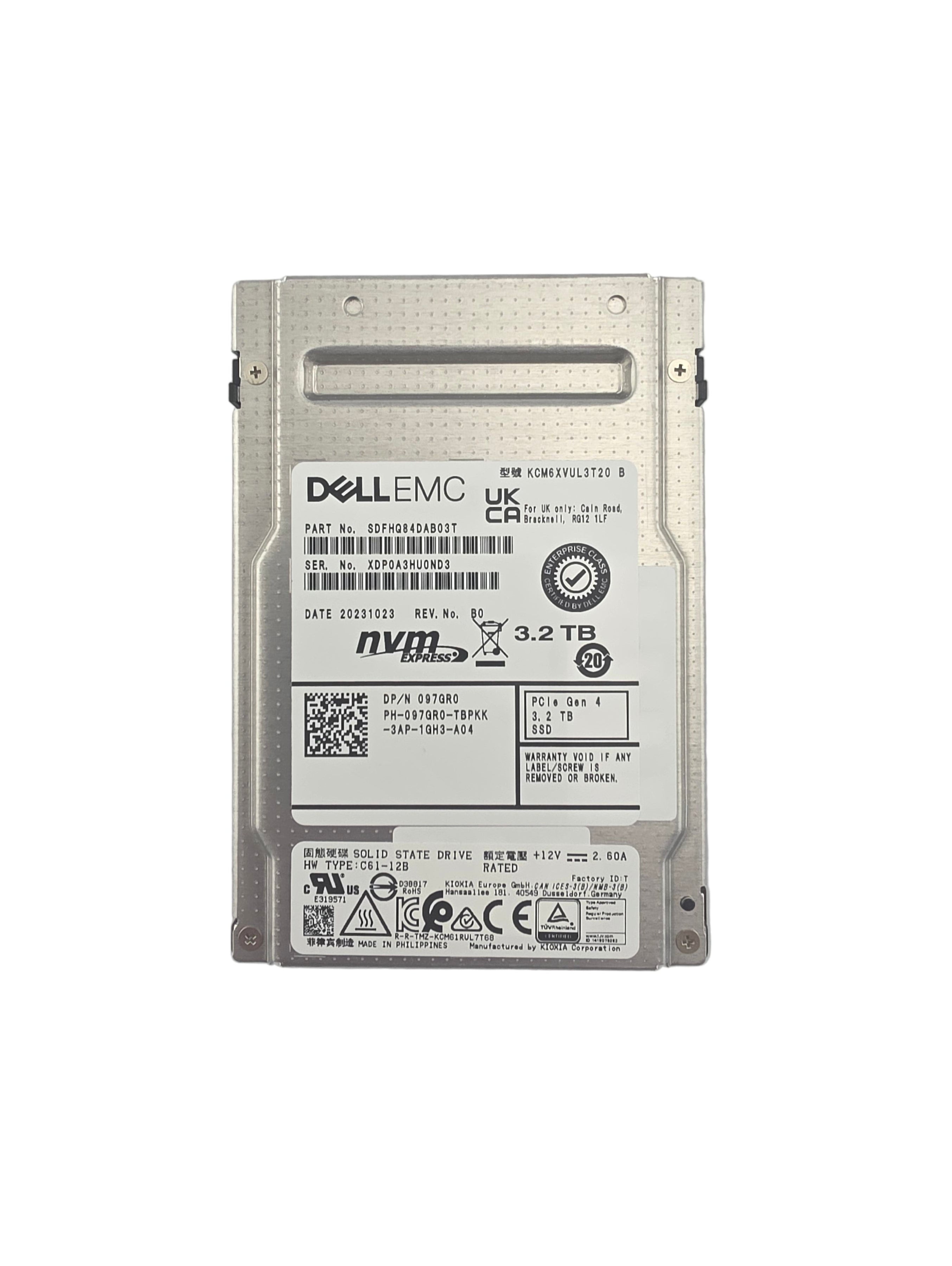 Dell SSD NVMe 2.5" 3.2TB TLC Mixed Use