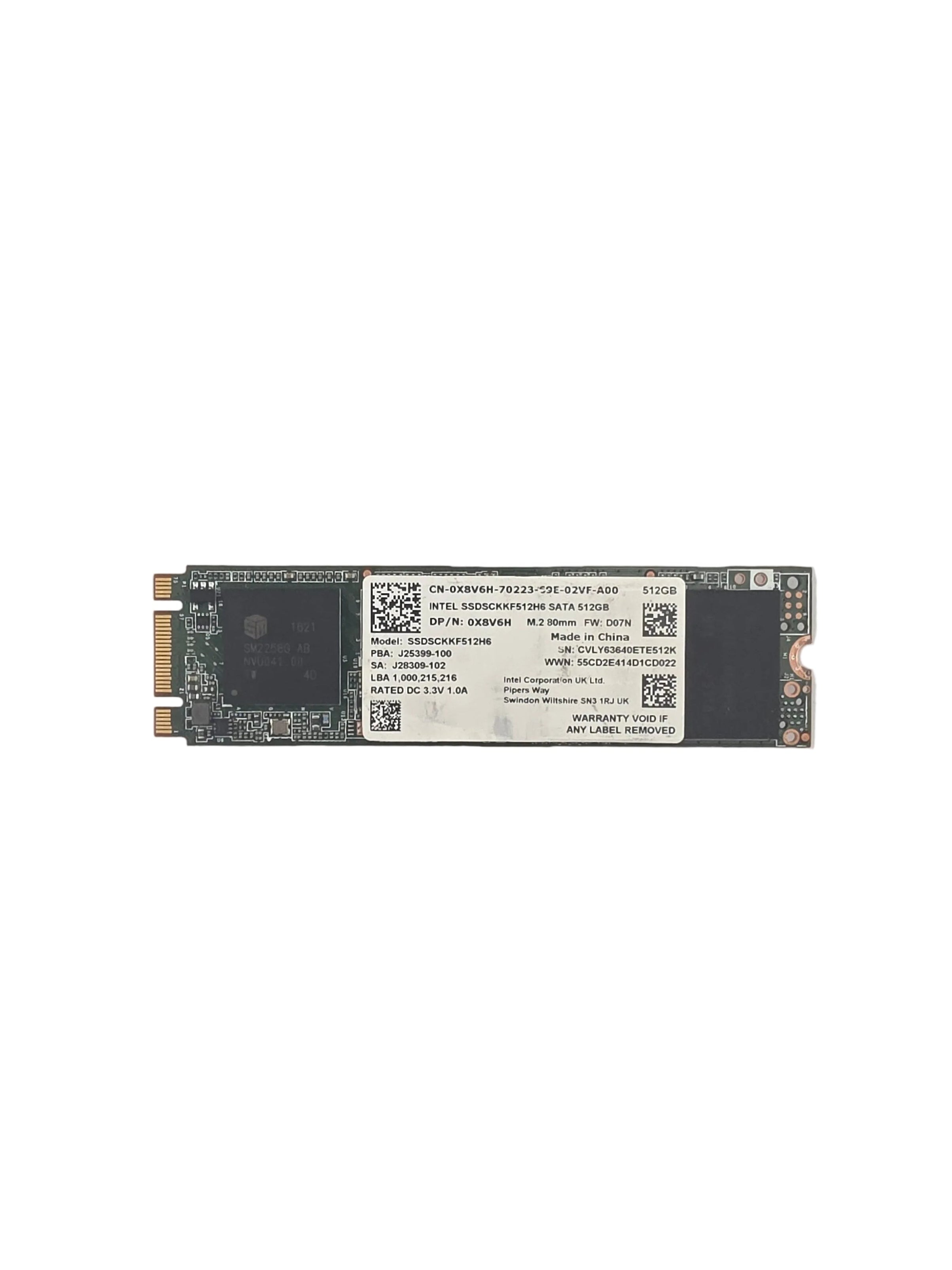 Dell SSD M.2 SATA3 512GB 80MM