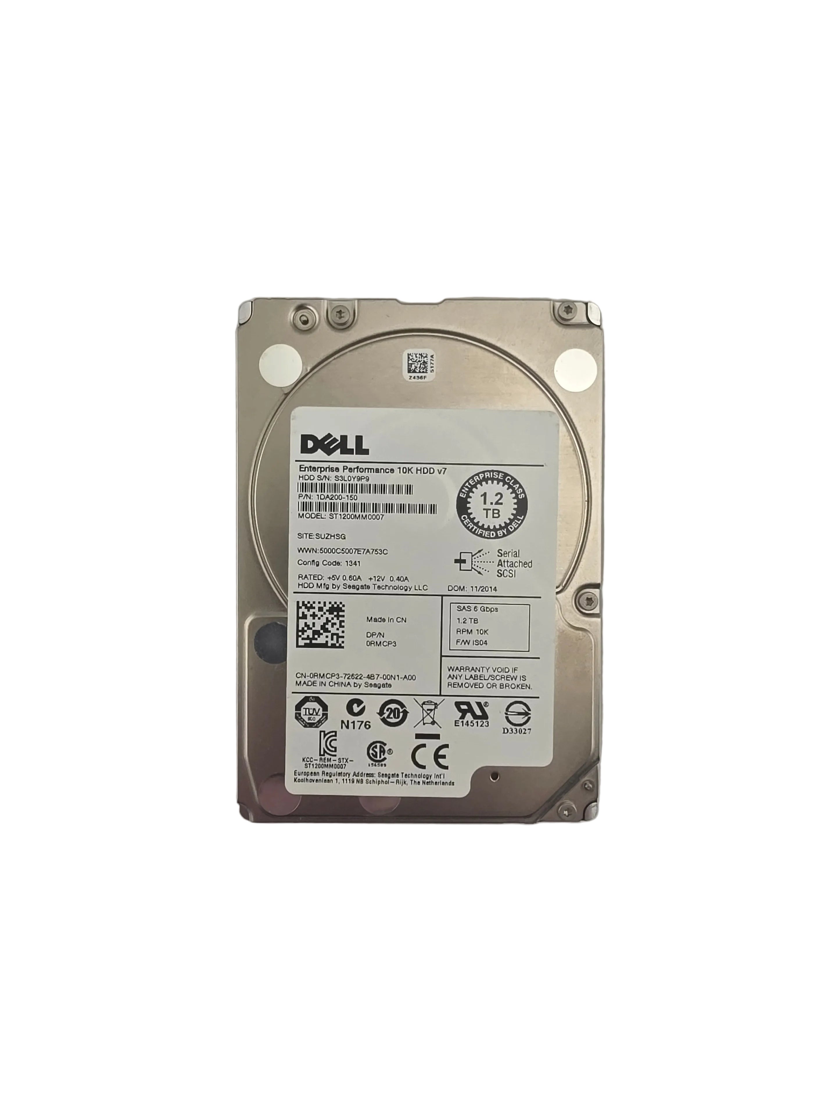 Dell SAS 2.5" 1.2TB 10K 6GBPS