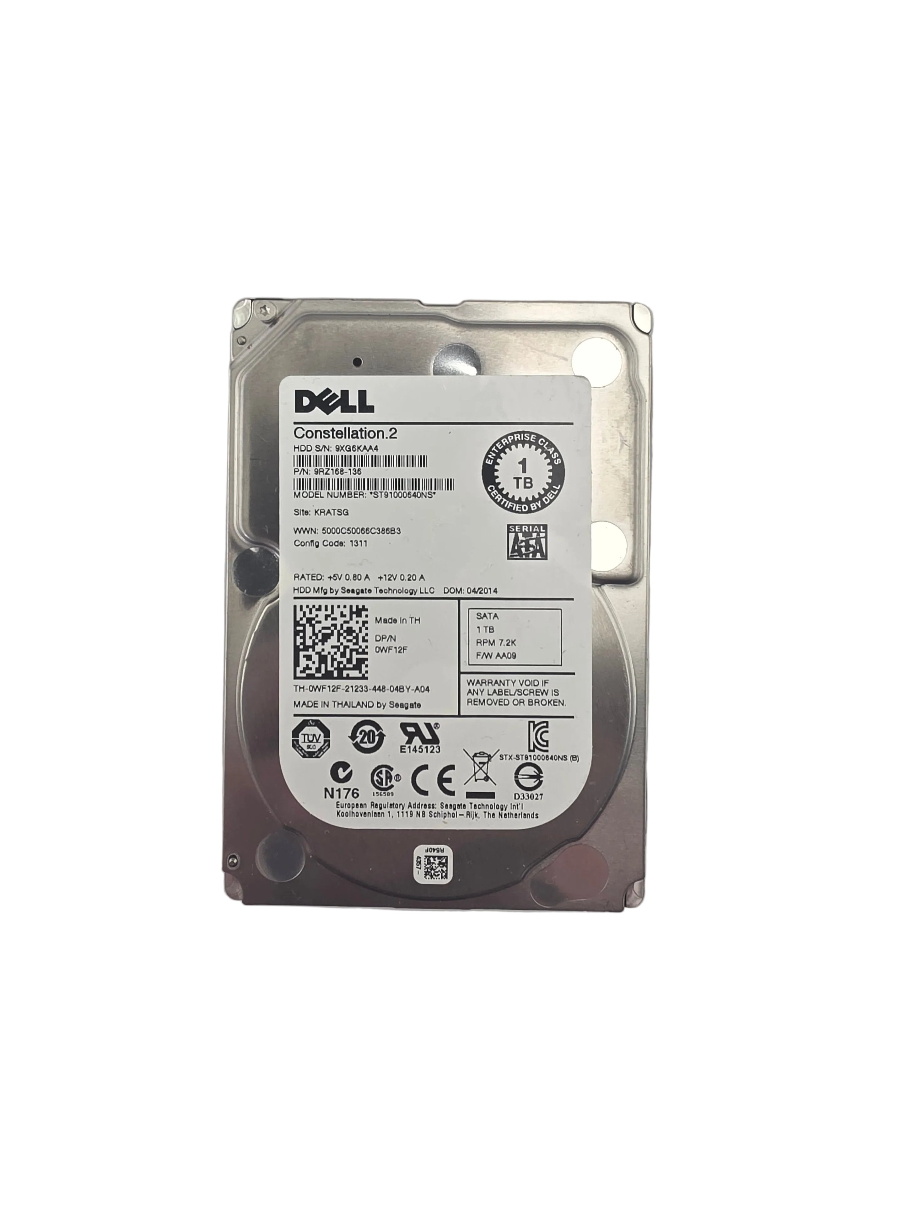 Dell SATA3 2.5" 1TB 7.2K 6GBPS