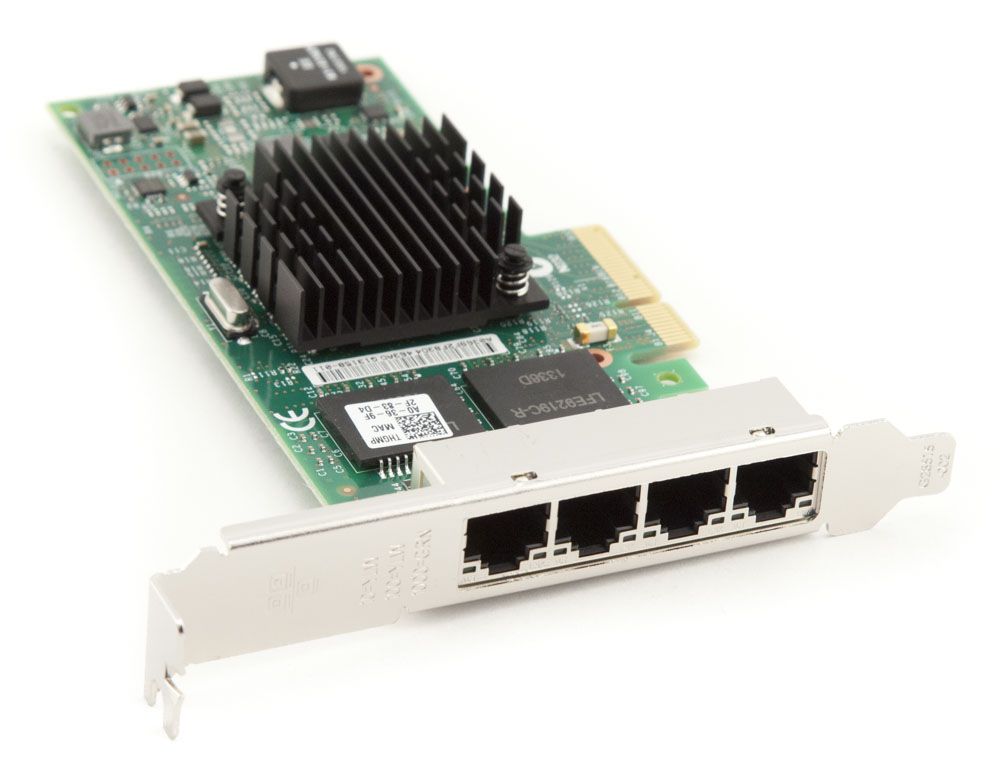 con Puertos Quad RJ45 8 Tarjeta LAN Ethernet PCI Express de 1 Gbit para Windows Server Chip I350 H!Fiber.com Tarjeta de Red Gigabit PCIE para Intel Intel I350-T4 Win7 10 XP y Linux